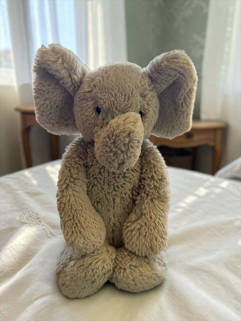 Jellycat London Gray Elephant Stuffed Animal Plush Toy